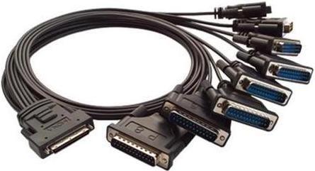 Moxa CBL-M68M25X8-100 - Câble série SCSI VHDCI 68 vers 8 x DB25 mâle, 1m (1 m)