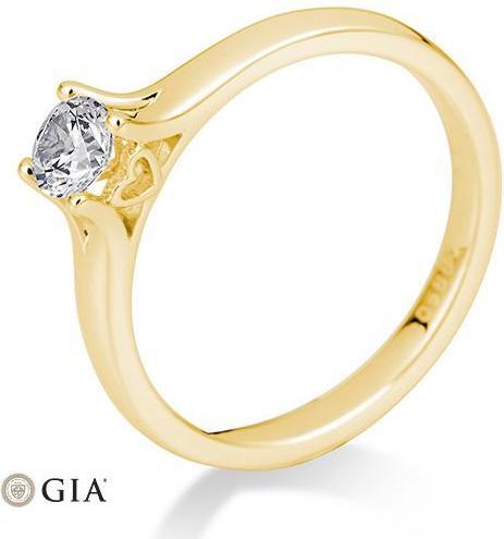 Actual product image Breuning 4 prong set from 0.40 ct. (48, 750/18 K Gold)
