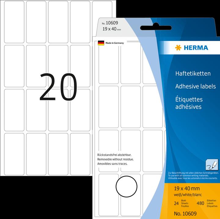 Actual product image Herma Removable multi-purpose labels