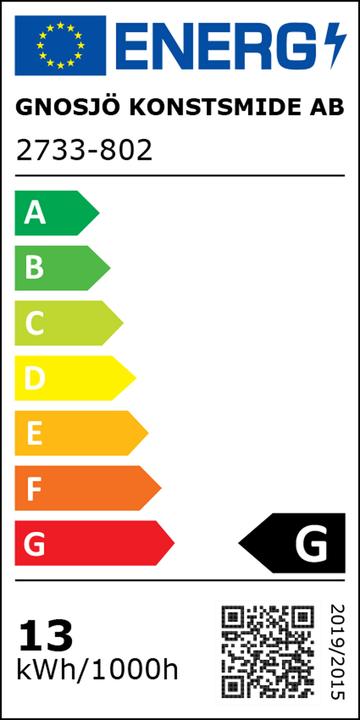 Energy Label Konstsmide Freezing rain (16.30 m)