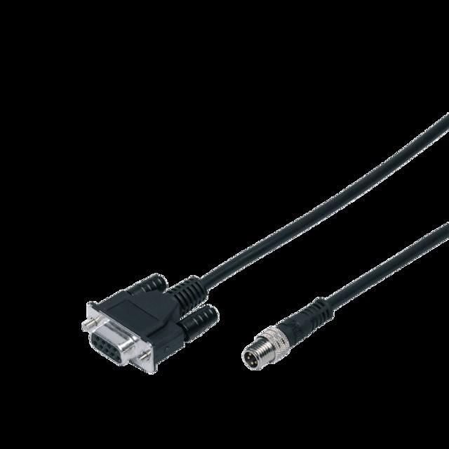 IFM Câble de paramétrage efector octavis M8 4 pôles AC/DC - câble - 3 m