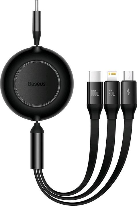 Baseus 3 in 1 Multicharger USB-Cable (1.10 m, USB 3.2 Gen 1)