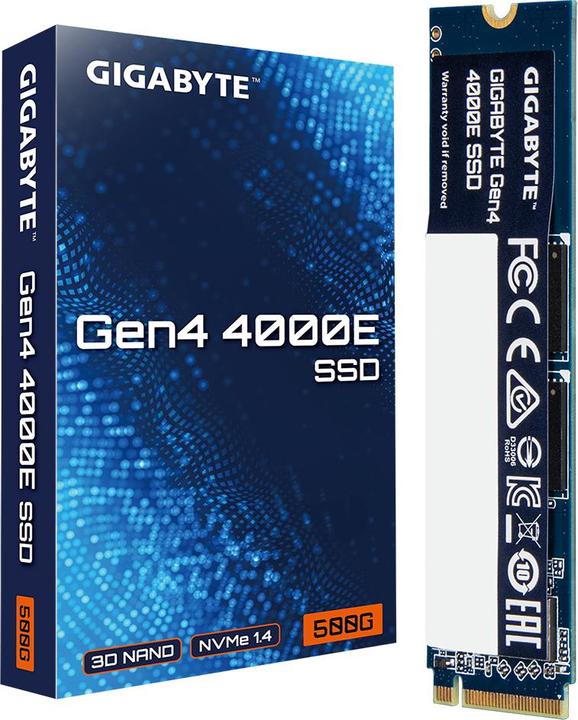 Image du produit Gigabyte Gen4 4000E (500 Go, M.2 2280)