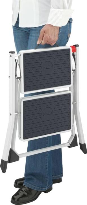 Produktbild Hailo MK60 StandardLine, Stahl-Trittleiter, 2 Stufen (Stehleiter, 50 cm)