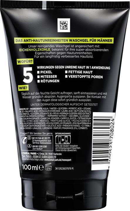 Actual product image L'Oréal Paris Pure Charcoal (Gel, 100 ml)