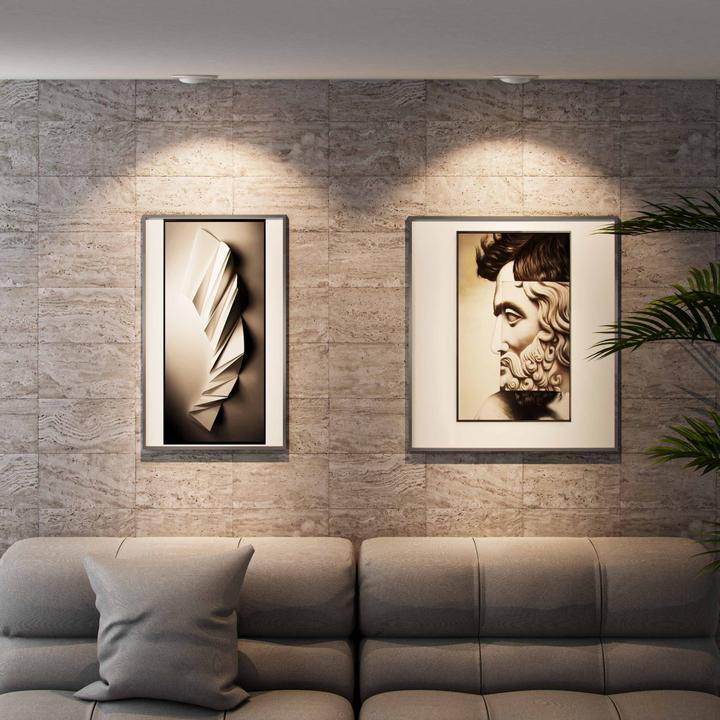 Actual product image Brandson LED ceiling spotlight, swivelling, warm white 3000K, recessed spotlight 5W, recessed light (320 lm)