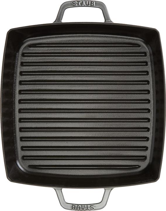 Produktbild Staub Grillpfanne mit 2 Griffen (28 cm, Grillpfanne, Gusseisen)
