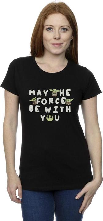 Produktbild Star Wars The Mandalorian Grogu May The Force Be With You TShirt (M)