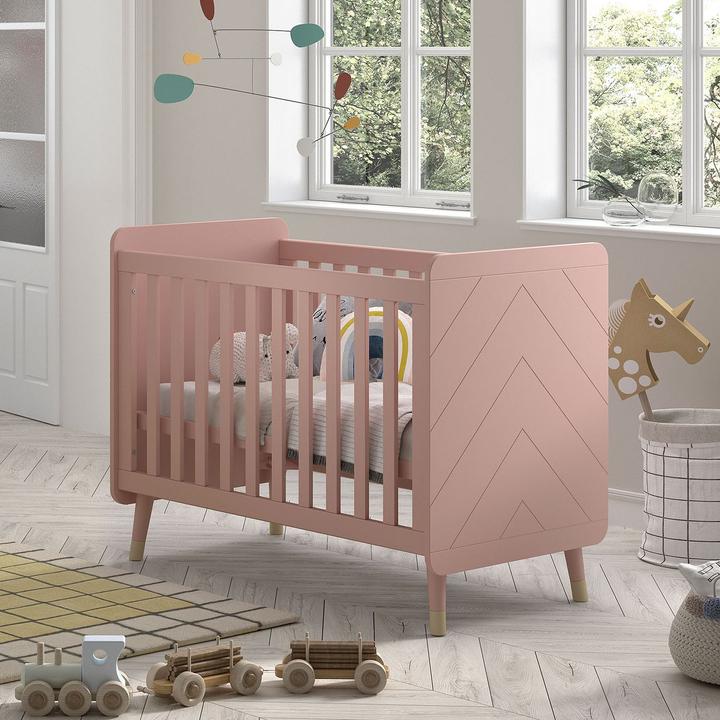 Produktbild Jaxx Billy Babybett 60X120Cm Terra Pink (60 x 120 cm)