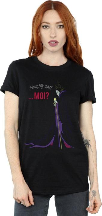 Immagine prodotto Disney Maleficent Christmas Naughty List Maglietta Ampia Donna (XXL)