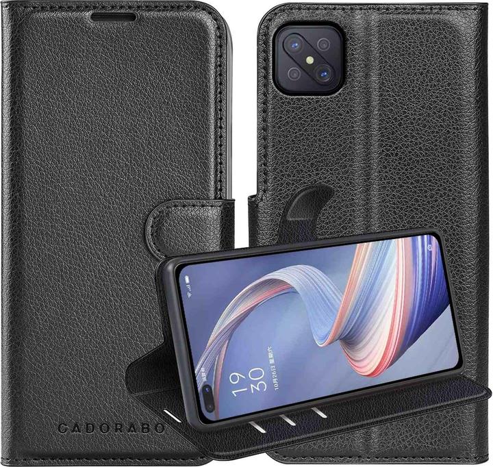 Actual product image Cadorabo Book with stand function cover (Oppo A92s)