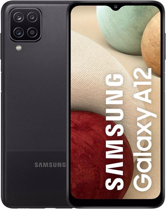 Actual product image Samsung Galaxy A12 EU (32 GB, Black, 6.50", Dual SIM, 48 Mpx, 4G)