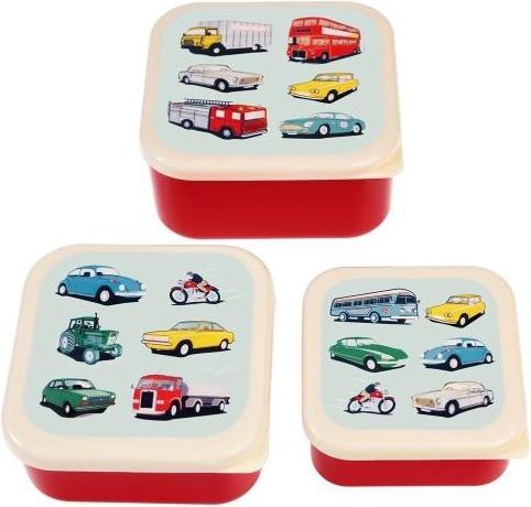 Immagine prodotto Rex London Set di 3 scatole per spuntini - Viaggio in macchina