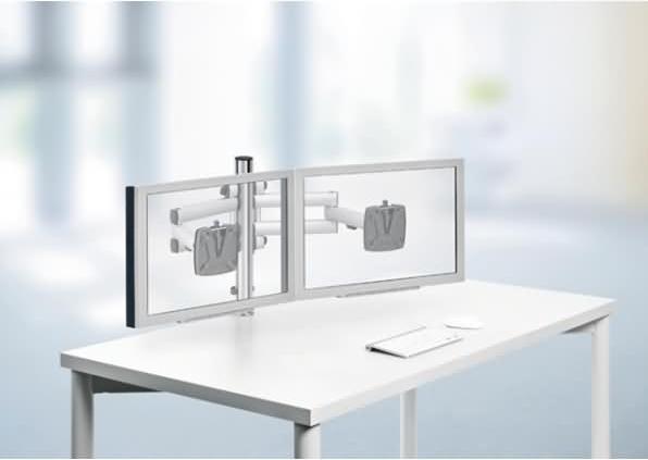 Actual product image Novus TSS Duo - Mounting kit (2 articulated arms, column clamp mounting) for 2 LCD dis (Various)