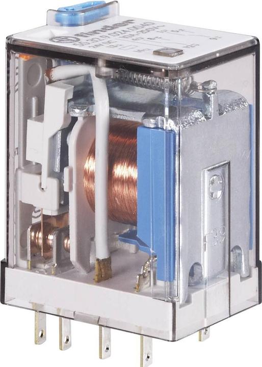 Actual product image Finder 55.34.9.024.0040 Plug-in relay 24 V/DC 7 A 4 CO contact 1 pc.