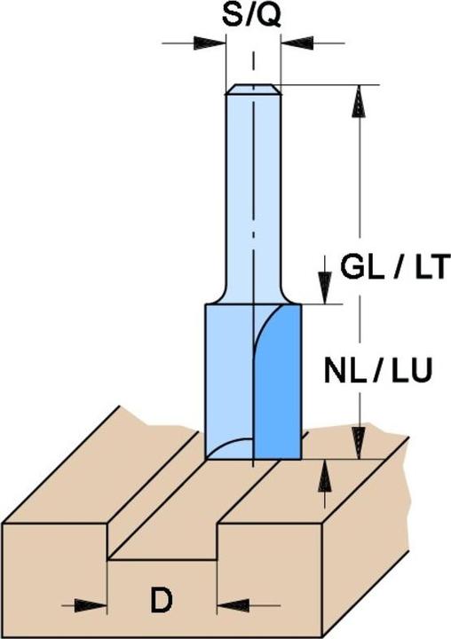Actual product image Hws Slot milling cutter HM-equipped
