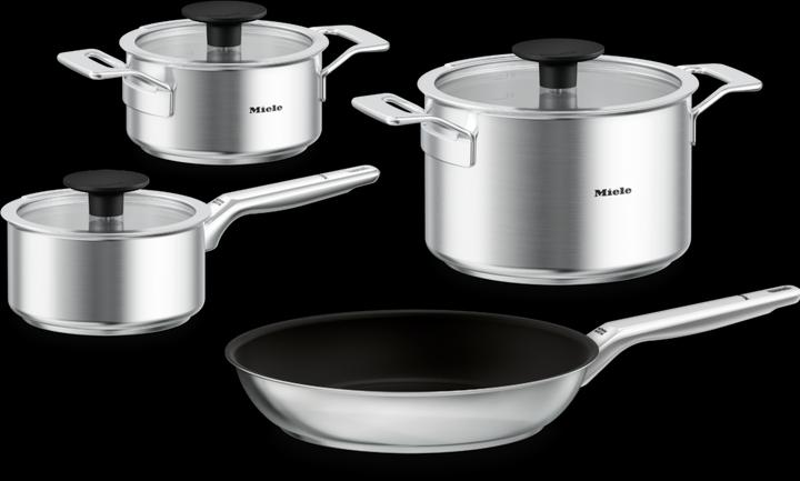 Actual product image Miele KMTS 5704-3 (Pan set + pot set, Stainless steel)