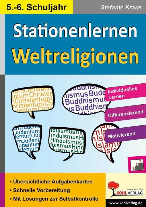 Actual product image Kohls Stationenlernen Weltreligionen (German, Stefanie Kraus, 2014)