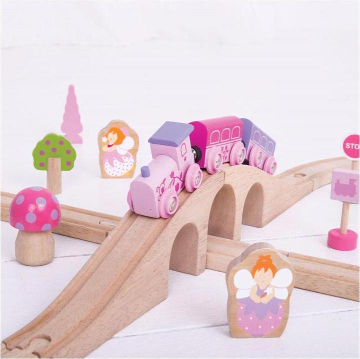 Immagine prodotto Bigjigs Set ferroviario in legno da favola