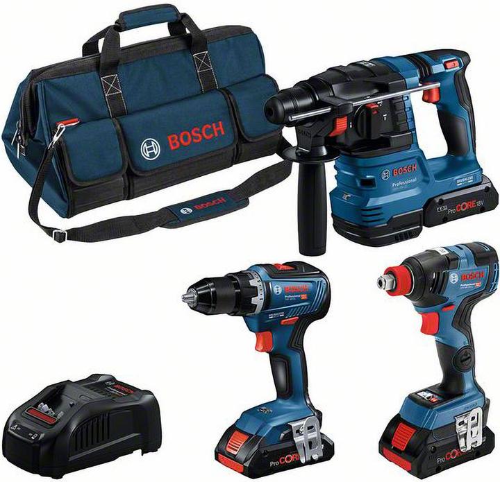Actual product image Bosch Professional Combo Kit (Rechargeable battery operated)