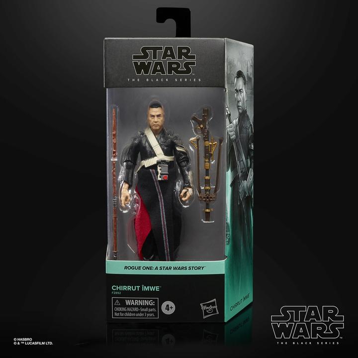 Produktbild Hasbro Star Wars Rogue One Black Series figurine 2021 Chirrut Imwe 15 cm