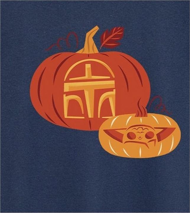 Actual product image Star Wars Womens/Ladies Pumpkin Cotton Boyfriend T-Shirt (S)