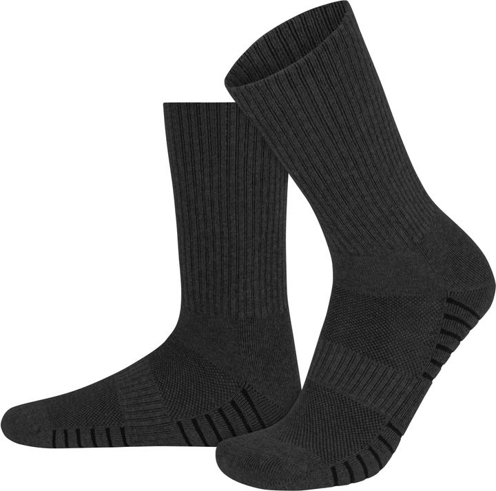 Normani 4 Trekkingwollsocken mit Polstersohle und Komfortbund