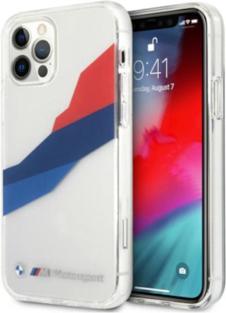 Image du produit BMW Étui BMHCP12LSKTGT iPhone 12 Pro Max 6,7" transparent hardcase Motorsport Tricolor (Apple iPhone 12 Pro Max)