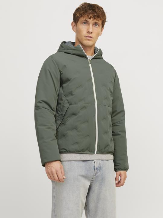 Actual product image Jack & Jones JACK&JONES JJADAM HYBRID JACKET Heren Gequilte jas - Agave Green (L)