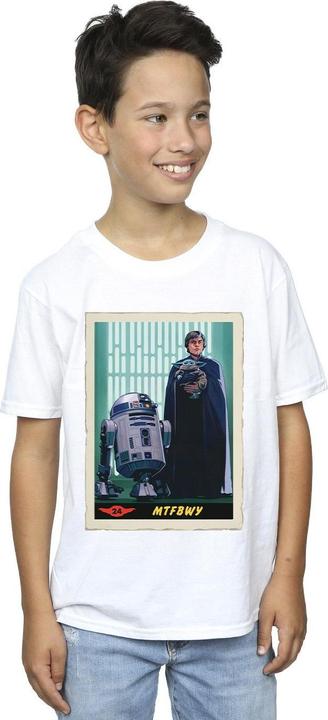 Immagine prodotto Star Wars The Mandalorian MTFBWY Maglietta Ragazzi (152, 158)