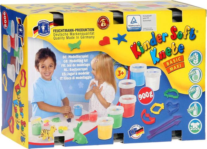 Produktbild Feuchtmann Kinder Soft Knete Basic Maxi