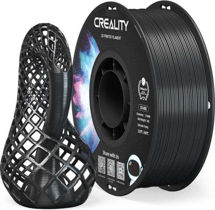 Produktbild Creality Filament ABS (ABS, 1.75 mm, 1000 g, Schwarz)
