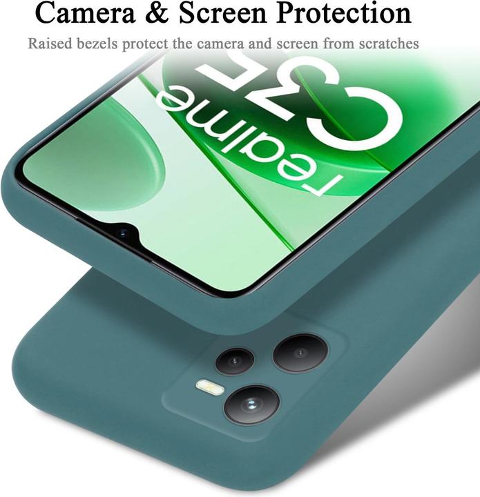 Immagine prodotto Cadorabo Custodia in silicone liquido TPU per Realme C35 / Narzo 50A PRIME (Realme Narzo 50A Prime, Realme C35)