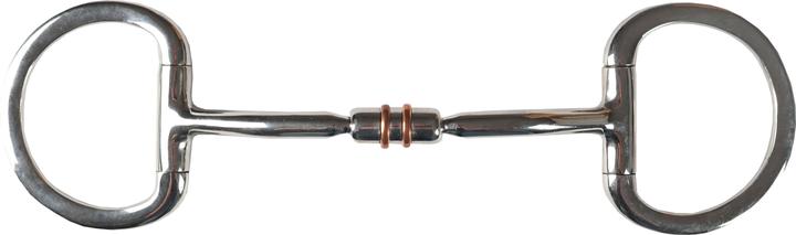 Horka Double ring horse bit with copper roller