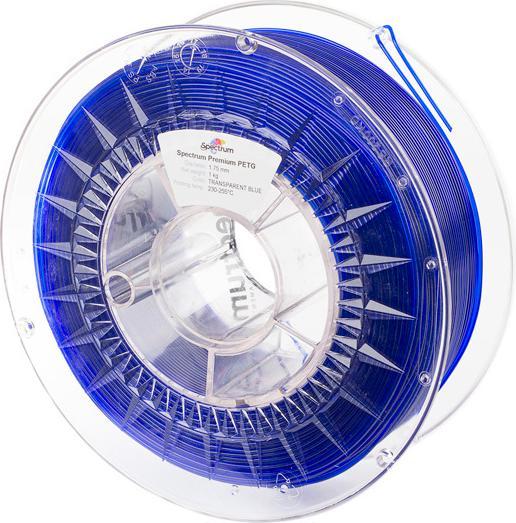 Image du produit Filament PETG transparent bleu 1.0kg 2.85mm (PETG, 2.85 mm, 1000 g, Bleu)