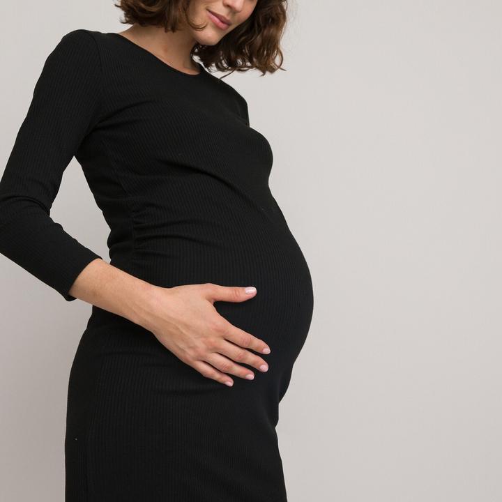 Actual product image La Redoute Collections Knitted dress for pregnancy (S)