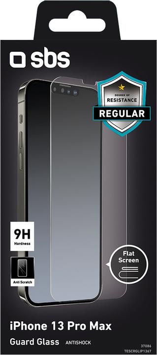 Image du produit SBS Protection d'écran en verre (1 pièce(s), Apple iPhone 13 Pro Max)