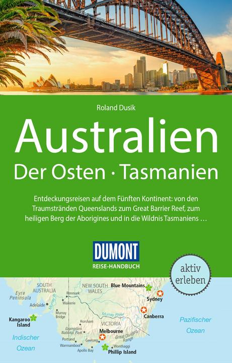 Actual product image Reise-Handbuch Reiseführer Australien, Der Osten und Tasmanien (German, Roland Music, 2023)
