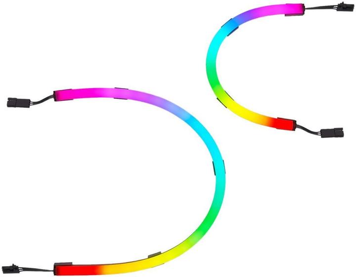 Produktbild Corsair iCUE LS100 Smart Lighting Strip Starter Kit mit jeweils 2 Streifen in 450 mm und 250 mm (RGB)