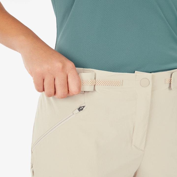 Image du produit Quechua Pantalon de randonnée Zip-Off Femme Randonnée en montagne - MH500 beige (31)