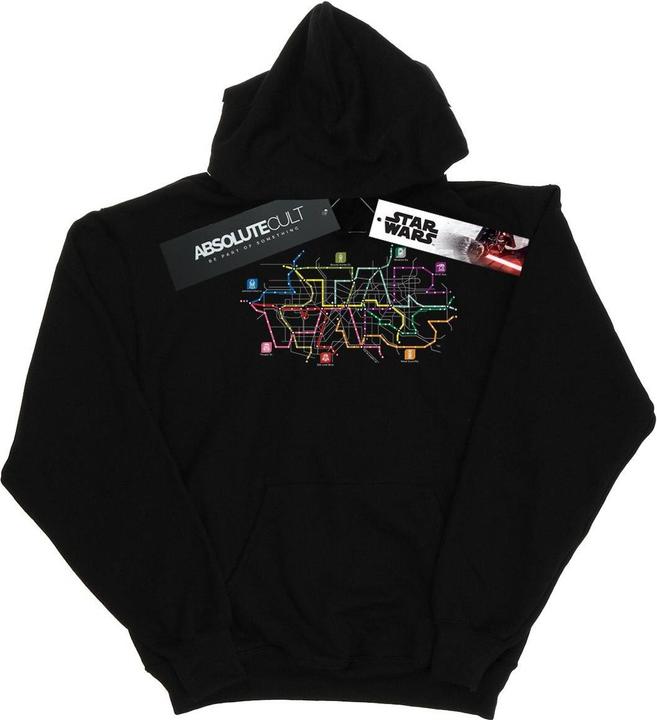 Produktbild Star Wars Subway Map Logo Kapuzenpullover (M)