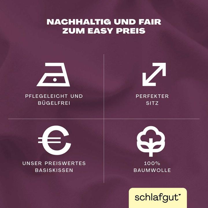 Produktbild schlafgut Easy Jersey (Duvetbezug, 80 x 80 cm)