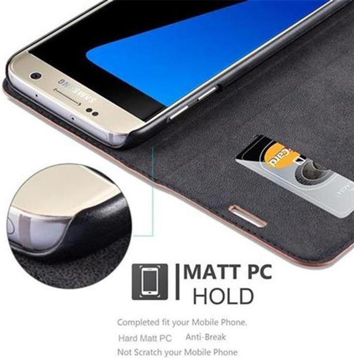 Actual product image Cadorabo Book Invisible Magnet Cover (Samsung Galaxy S7)