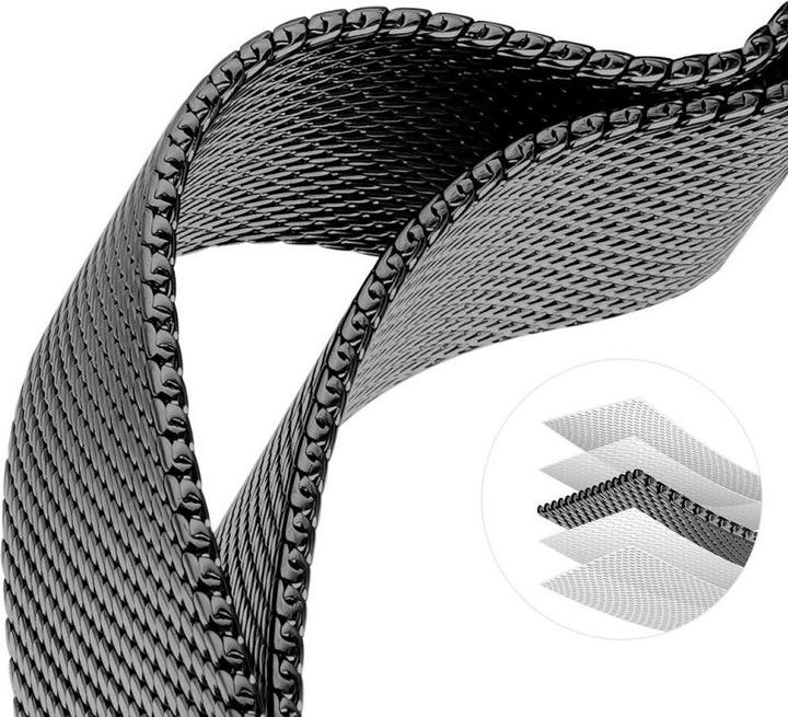 Immagine prodotto Dux Ducis Milanese Pro Armband (45 mm, 44 mm, 42 mm, 49 mm, Acciaio inossidabile)