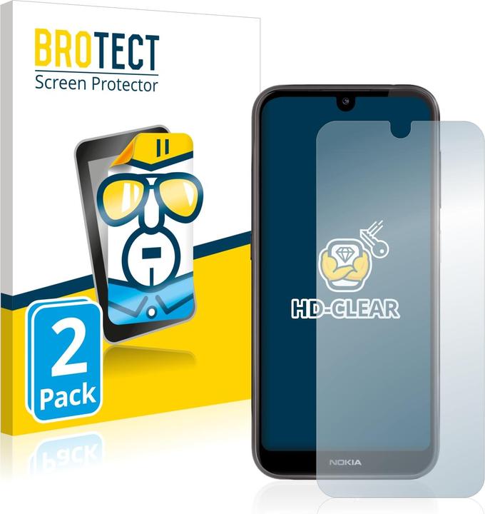 Productafbeelding BROTECT Schermbeschermer Clear (2 Stuk, Nokia 4.2)