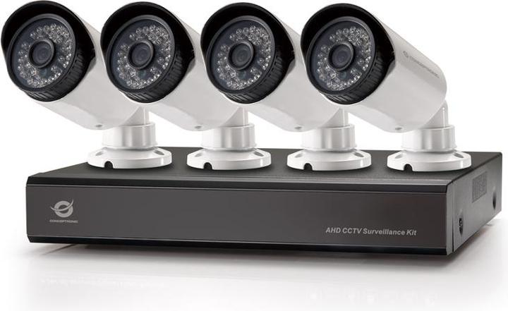 Actual product image Conceptronic C8CHCCTVKITD 8-Channel AHD CCTV Surveillance Kit (1280 x 720 pixels)