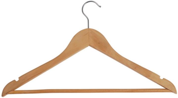 Alba Kleiderbügel, Holz, Packung mit 25 Stück. (25 x)
