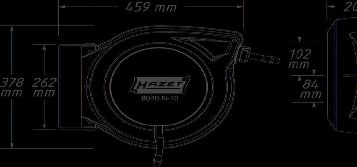 Produktbild HAZET Schlauchaufroller 9040N-10