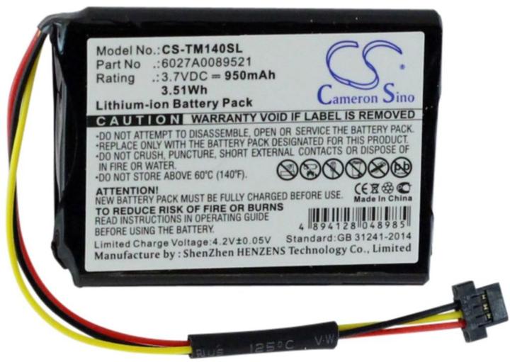 Actual product image NoName Battery for Tomtom Go 50 etc