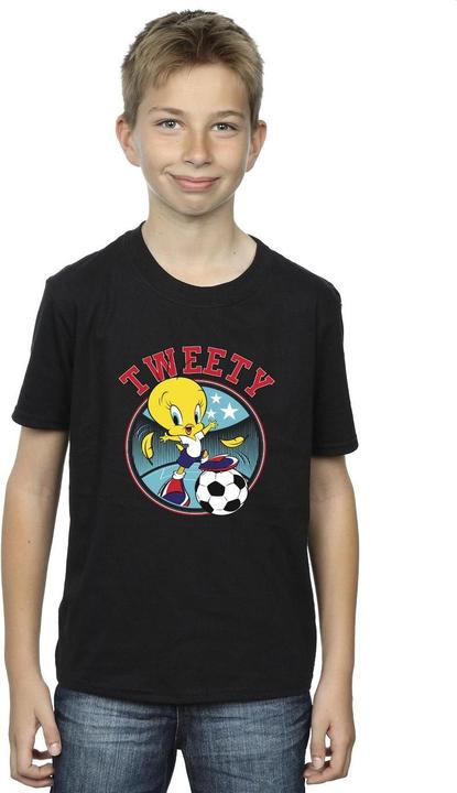 Immagine prodotto Looney Tunes Tweety Football Circle Maglietta Ragazzi (116)